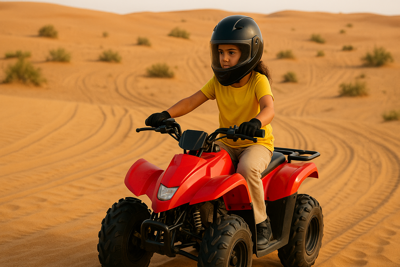 When choosing a kid-friendly quad biking spot in Dubai